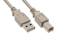 USB A an B Stecker